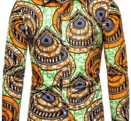 Ericdress Lapel Casual Color Block Single-Breasted Men’s Shirt