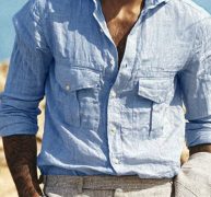 Ericdress Lapel Casual Plain Spring Loose Men’s Shirt