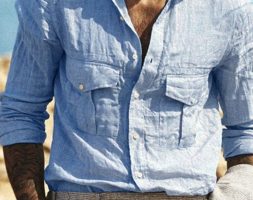 Ericdress Lapel Casual Plain Spring Loose Men’s Shirt