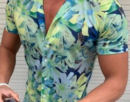 Ericdress Lapel Casual Straight Men’s Shirt