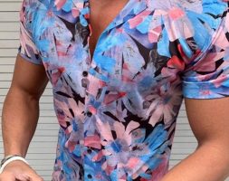 Ericdress Lapel Casual Straight Men’s Shirt