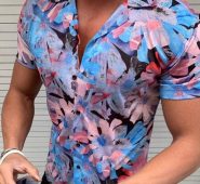 Ericdress Lapel Casual Straight Men’s Shirt