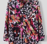 Ericdress Lapel Color Block Button Slim Single-Breasted Men’s Shirt