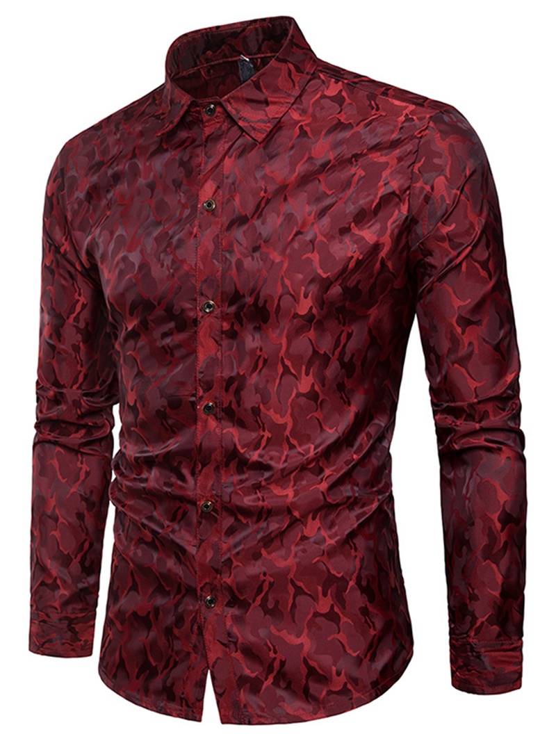 Ericdress Lapel Cotton Men's Shirt