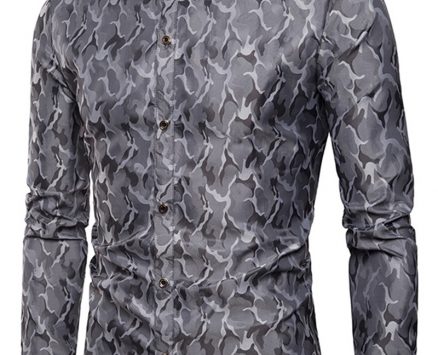 Ericdress Lapel Cotton Men’s Shirt