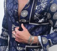 Ericdress Lapel Fashion Print Single-Breasted Men’s Shirt