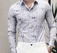 Ericdress Lapel Korean Button Spring Single-Breasted Men’s Shirt