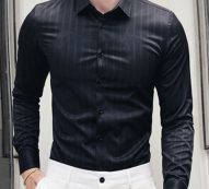 Ericdress Lapel Korean Button Spring Single-Breasted Men’s Shirt