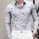 Ericdress Lapel Korean Button Spring Single-Breasted Men’s Shirt