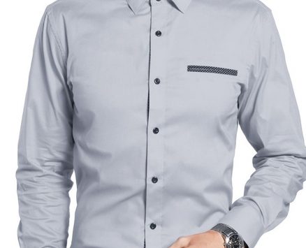 Ericdress Lapel OL Color Block Single-Breasted Fall Men’s Shirt