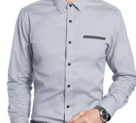 Ericdress Lapel OL Color Block Single-Breasted Fall Men’s Shirt
