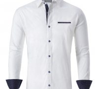Ericdress Lapel OL Color Block Single-Breasted Fall Men’s Shirt