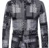 Ericdress Lapel Plaid Print Spring Single-Breasted Men’s Shirt