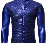 Ericdress Lapel Plain Button Single-Breasted Spring Men’s Shirt