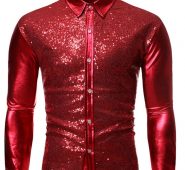 Ericdress Lapel Plain Button Single-Breasted Spring Men’s Shirt