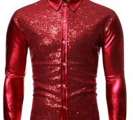 Ericdress Lapel Plain Button Single-Breasted Spring Men’s Shirt