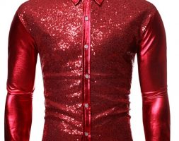 Ericdress Lapel Plain Button Single-Breasted Spring Men’s Shirt