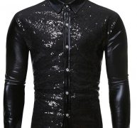 Ericdress Lapel Plain Button Single-Breasted Spring Men’s Shirt