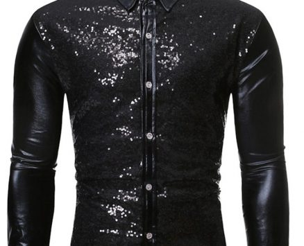 Ericdress Lapel Plain Button Single-Breasted Spring Men’s Shirt