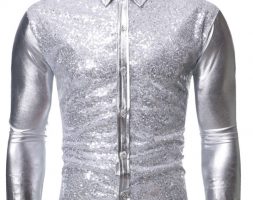 Ericdress Lapel Plain Button Single-Breasted Spring Men’s Shirt