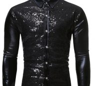 Ericdress Lapel Plain Button Single-Breasted Spring Men’s Shirt
