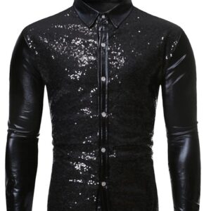 Ericdress Lapel Plain Button Single-Breasted Spring Men's Shirt