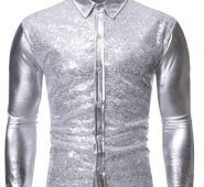 Ericdress Lapel Plain Button Single-Breasted Spring Men’s Shirt