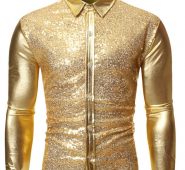 Ericdress Lapel Plain Button Single-Breasted Spring Men’s Shirt