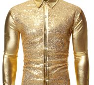 Ericdress Lapel Plain Button Single-Breasted Spring Men’s Shirt