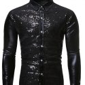 Ericdress Lapel Plain Button Single-Breasted Spring Men’s Shirt