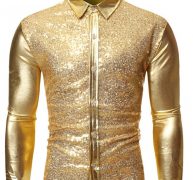 Ericdress Lapel Plain Button Single-Breasted Spring Men’s Shirt