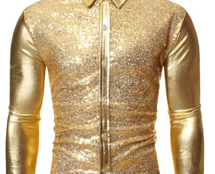 Ericdress Lapel Plain Button Single-Breasted Spring Men’s Shirt