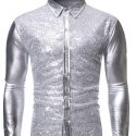 Ericdress Lapel Plain Button Single-Breasted Spring Men’s Shirt