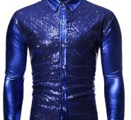 Ericdress Lapel Plain Button Single-Breasted Spring Men’s Shirt