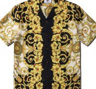 Ericdress Lapel Print Floral Loose Single-Breasted Men’s Shirt