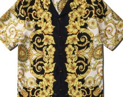 Ericdress Lapel Print Floral Loose Single-Breasted Men’s Shirt
