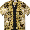 Ericdress Lapel Print Floral Loose Single-Breasted Men’s Shirt