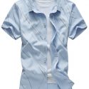 Ericdress Large Size Short Sleeve Print Men’s Shirt