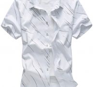 Ericdress Large Size Short Sleeve Print Men’s Shirt