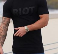 Ericdress Letter Print Casual Loose Mens T-shirt