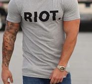 Ericdress Letter Print Casual Loose Mens T-shirt