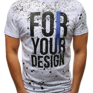 Ericdress Letter Print Round Neck Slim Mens T-shirt