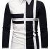 Ericdress OL Lapel Color Block Fall Single-Breasted Men’s Shirt