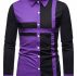 Ericdress OL Lapel Color Block Fall Single-Breasted Men’s Shirt