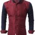 Ericdress Patched Polka Dots Casual Men’s Shirt