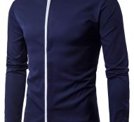 Ericdress Patched Stand Men’s Shirt