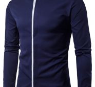 Ericdress Patched Stand Men’s Shirt