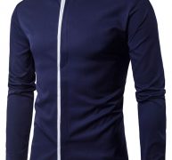 Ericdress Patched Stand Men’s Shirt