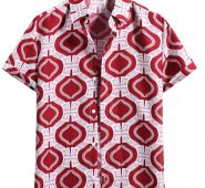 Ericdress Patchwork Lapel Casual Single-Breasted Fall Men’s Shirt