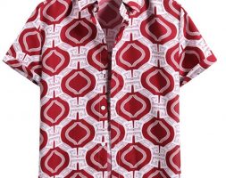 Ericdress Patchwork Lapel Casual Single-Breasted Fall Men’s Shirt